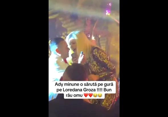 Sărut incendiar între Adrian Minune și Loredana, pe scenă – reacții și dezvăluiri