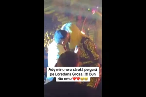 Sărut incendiar între Adrian Minune și Loredana, pe scenă – reacții și dezvăluiri