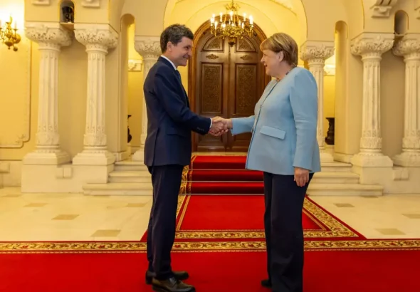 Angela Merkel, primită de Nicușor Dan la Cotroceni. Europa și-ar putea asuma un rol mai important în propria apărare